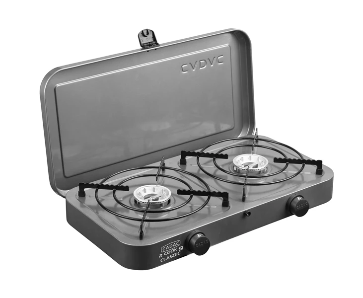 CADAC Camping Gaskocher 2-Cook Classic Stove - 50mbar 1 CADAC Camping Gaskocher 2-Cook Classic Stove - 50mbar