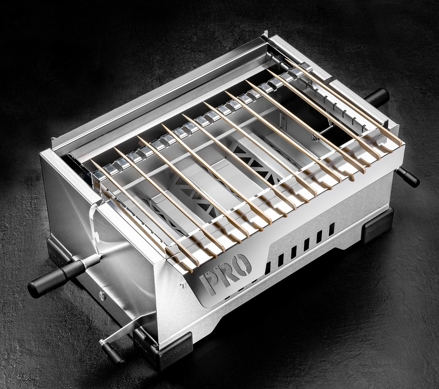 Thüros PRO1 - Teriyaki Spießaufsatz Mit 150 Bambusspießen 4 Thüros PRO1 - Teriyaki Spießaufsatz Mit 150 Bambusspießen – Bild 4