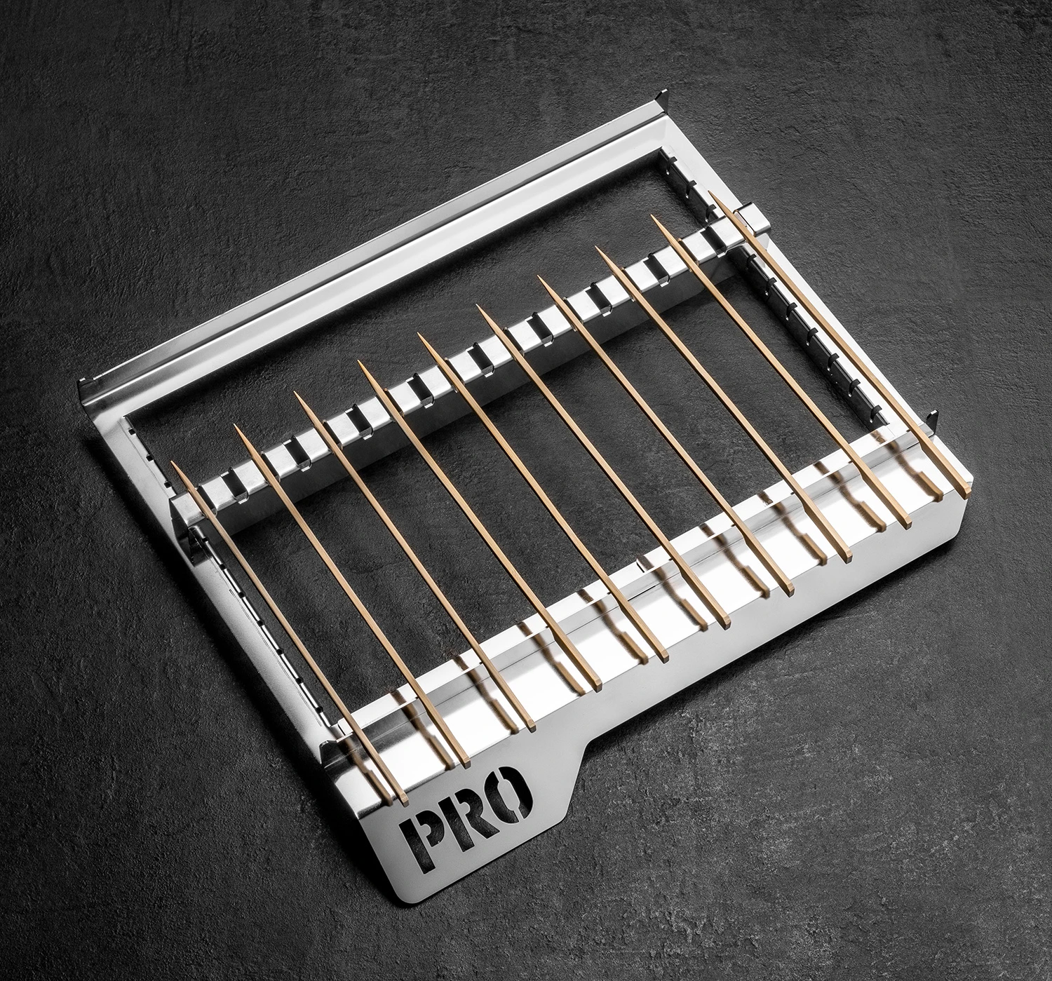 Thüros PRO1 - Teriyaki Spießaufsatz Mit 150 Bambusspießen 1 Thüros PRO1 - Teriyaki Spießaufsatz Mit 150 Bambusspießen