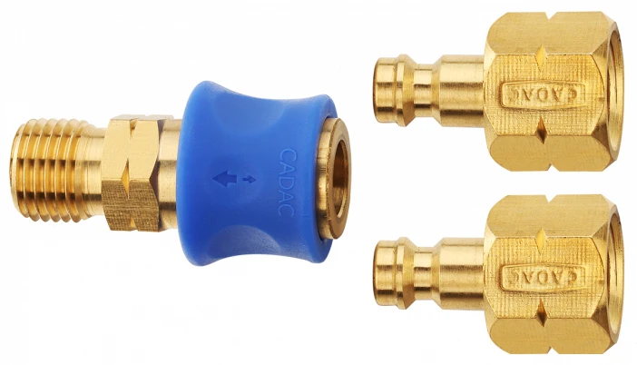 CADAC Schnellkupplung Für Gasanschluss Für 2 Abnehmer 1 CADAC Schnellkupplung Für Gasanschluss Für 2 Abnehmer