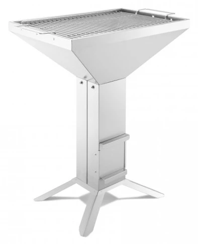 Thüros Holzkohlegrill T4-4F / Edelstahl Säulengrill 40x60 Cm 4 Fuß Inkl. Windansteckblech Und Kohleschacht 1 Thüros Holzkohlegrill T4-4F / Edelstahl Säulengrill 40x60 Cm 4 Fuß Inkl. Windansteckblech Und Kohleschacht