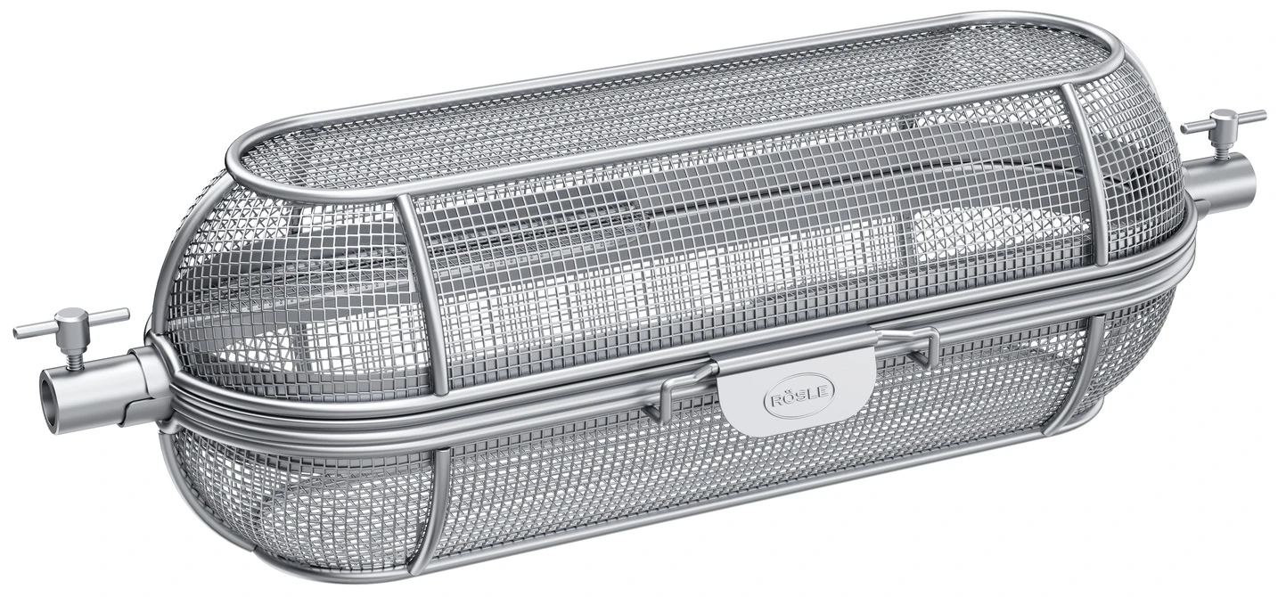Rösle Drehspießkorb Edelstahl 1 Rösle Drehspießkorb Edelstahl