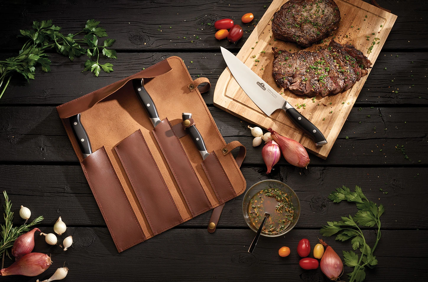 Napoleon Leder Messertasche 2 Napoleon Leder Messertasche – Bild 2