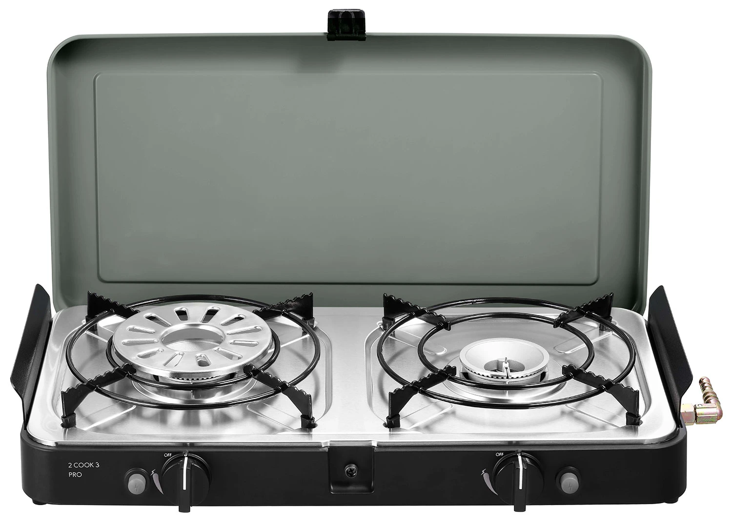 CADAC Camping Gaskocher 2-Cook 3 Pro Deluxe / 30mbar - Modell 2023 1 CADAC Camping Gaskocher 2-Cook 3 Pro Deluxe / 30mbar - Modell 2023