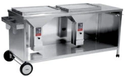 Thüros DUO Exclusive Holzkohle Gewerbegrill (2 X 40x60 Cm Grillfläche)