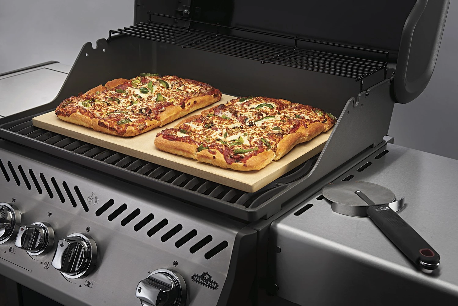 Napoleon Pizzastein Backstein Rechteckig 51x34 Cm 2 Napoleon Pizzastein Backstein Rechteckig 51x34 Cm – Bild 2