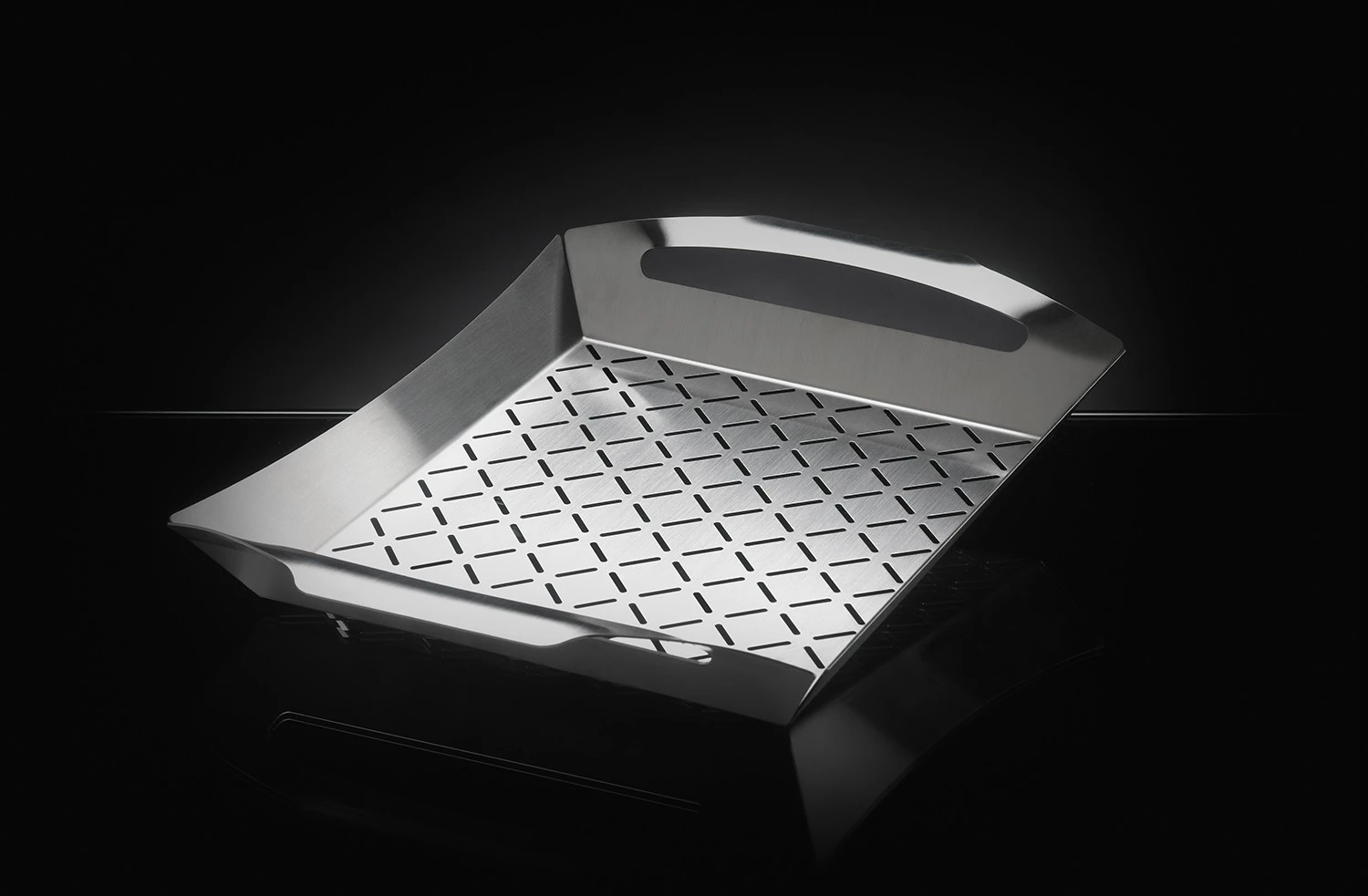 Napoleon PRO Gemüse Grillkorb Edelstahl 2 Napoleon PRO Gemüse Grillkorb Edelstahl – Bild 2