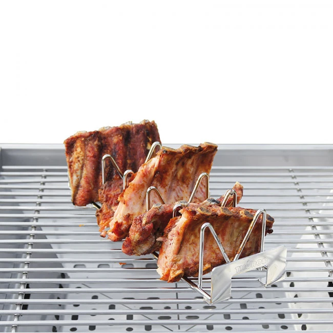 Thüros Edelstahl Spareribs Halter Und Fischbräter 1 Thüros Edelstahl Spareribs Halter Und Fischbräter