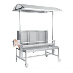 Thüros Holzkohle Spanferkelgrill Mit Seitenhitze