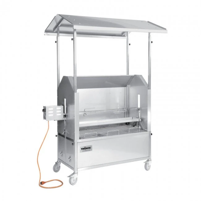 Thüros Holzkohle Spanferkelgrill Mit Unterhitze 1 Thüros Holzkohle Spanferkelgrill Mit Unterhitze